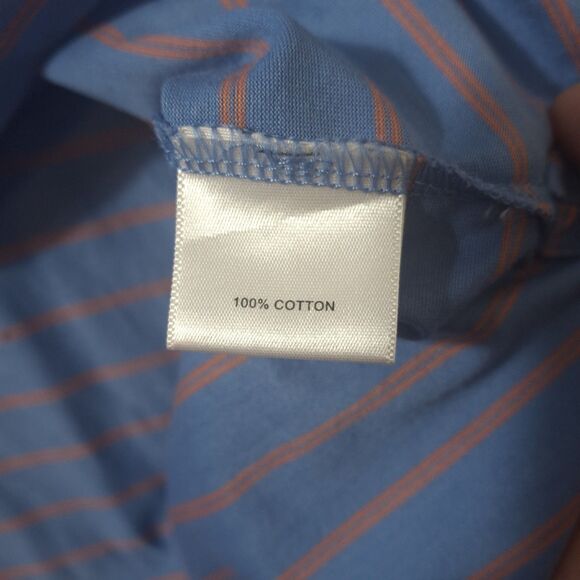 Peter Millar Crown Sport Polo XXL Blue Orange Stripe Performance Golf Putter - Picture 5 of 8